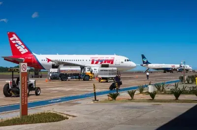 Chegada no Aeroporto de Foz do Iguaçu
